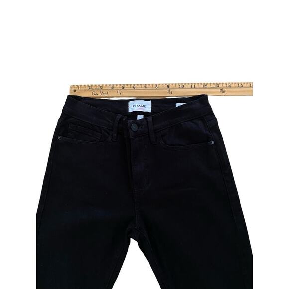 FRAME Denim Le Skinny de Jeanne Raw Stagger Mid-rise Women Jeans 28 - Picture 8 of 9